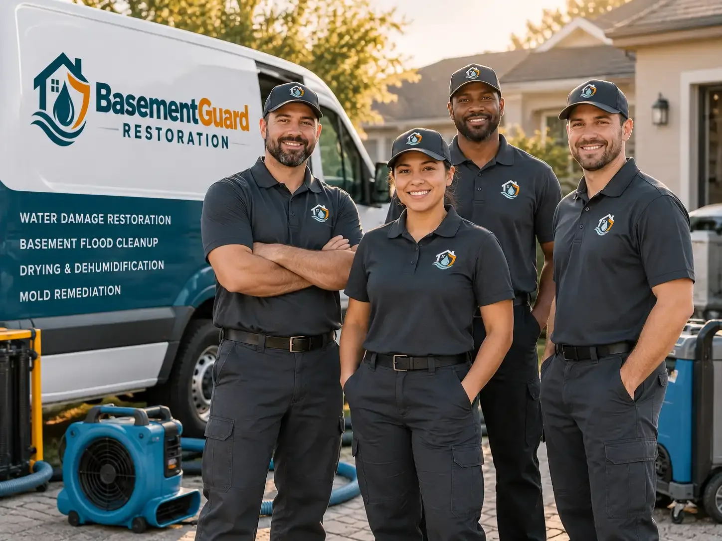 Basement Water Damage Restoration company in Burdett, KS